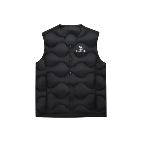 CAMEL Phantom Black Men's Down Vest CAMEL Фантом Черный Мужской Пуховый жилет