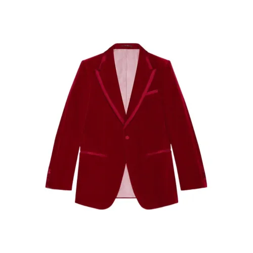 GUCCI SS22 Бизнес-костюм Пальто Мужской Красный