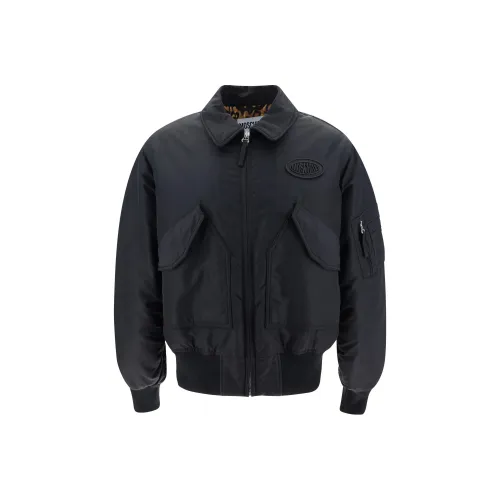 MOSCHINO Мужские черные куртки