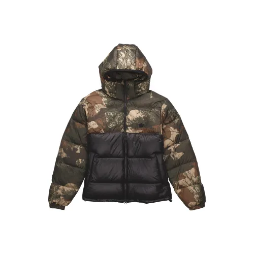 Adidas Originals Down Regent Пуховик Зимний Мужской Камуфляж Черный