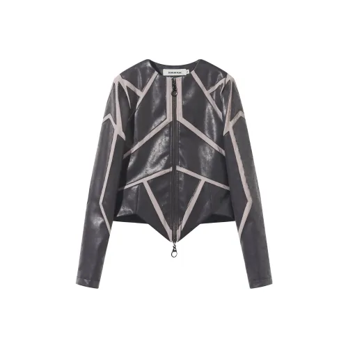 Куртки и пальто унисекс BLINDNOPLAN фиолетового цвета