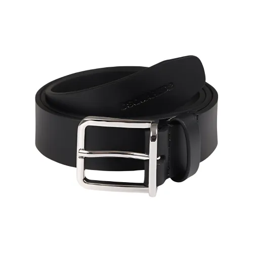 DSQUARED 2 Регулируемый Эластичный Шпилька Телячья кожа Кожаные ремни Детский Черный 3,5CM