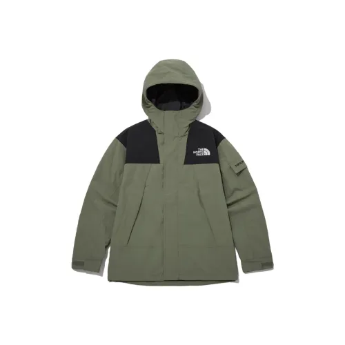 The North Face Поход Водонепроницаемый Ветровка Ветрозащитная Унисекс Зеленый