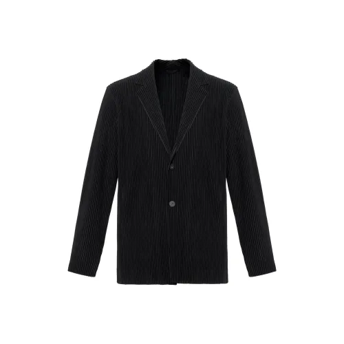 Homme Plissé Issey Miyake Черный Мужской Деловой Костюм
