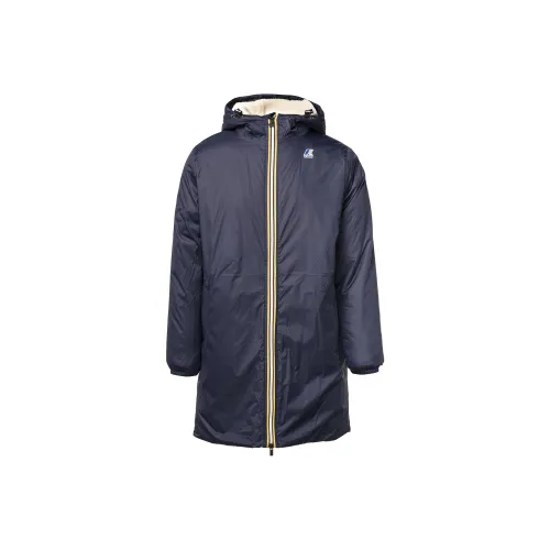 K WAY Куртки Пальто Мужской Морской Синий