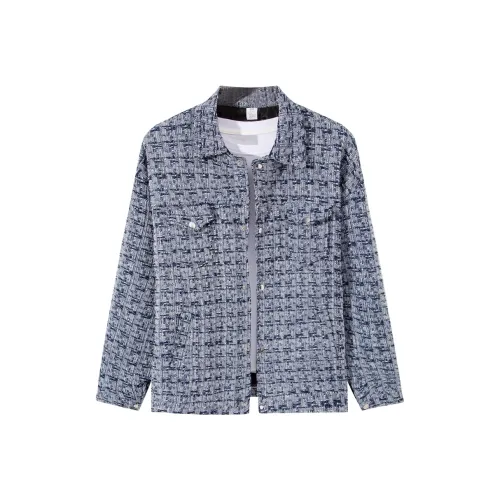 YIWANSHIDUO Синий Унисекс Куртки