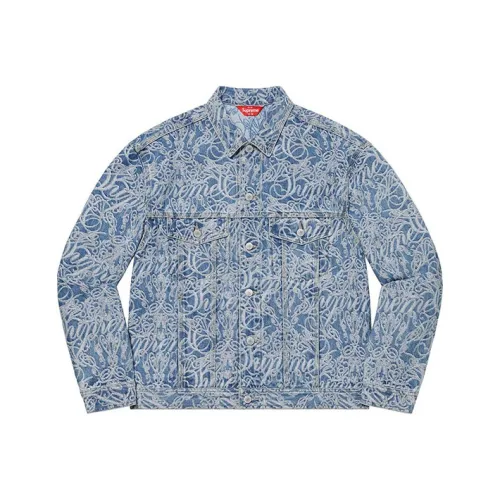 Supreme Fw22 Week10 Series Унисекс Джинсовые куртки