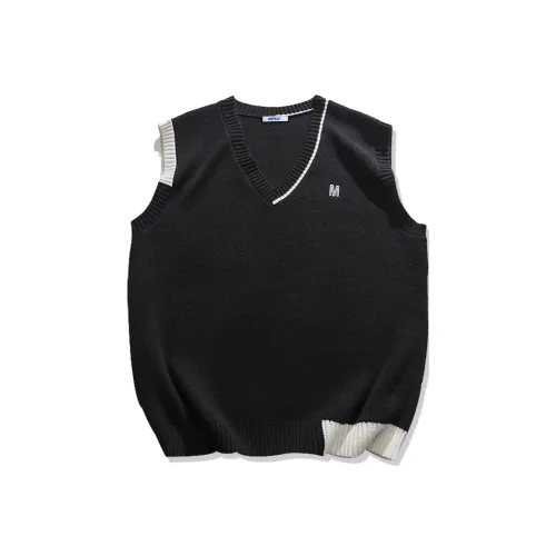MPUX Loose Fit Knitted Fabric Vest Unisex