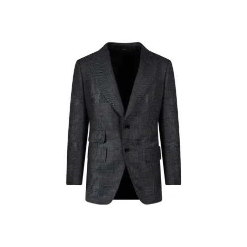 TOM FORD Темно-серый Мужской Деловой костюм