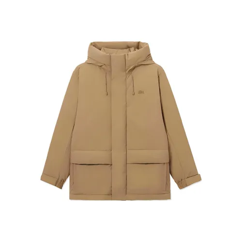 LACOSTE Пуховик Мужской цвет печенья