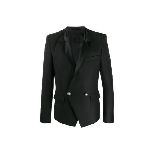 BALMAIN Черные Мужские Деловые Костюмы