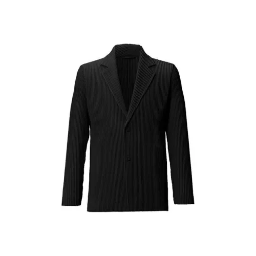 Homme Plissé Issey Miyake Черный Мужской Деловой Костюм