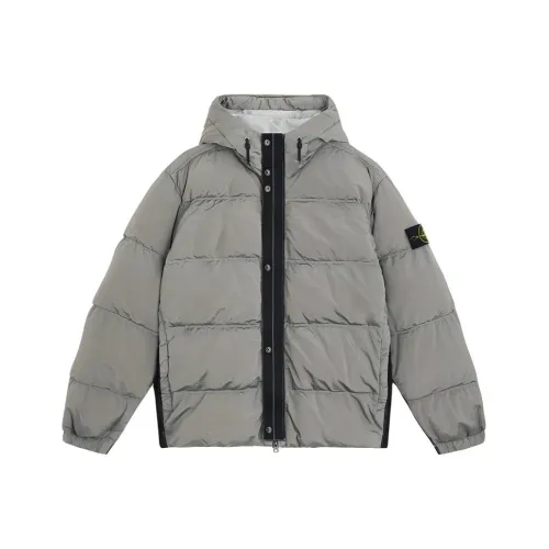 Stone Island Metal Nylon Series Серый Мужской Пуховик