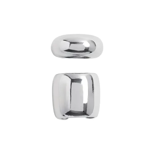 ZARA Цинковая нижняя заколка серьги On мужской серебряный