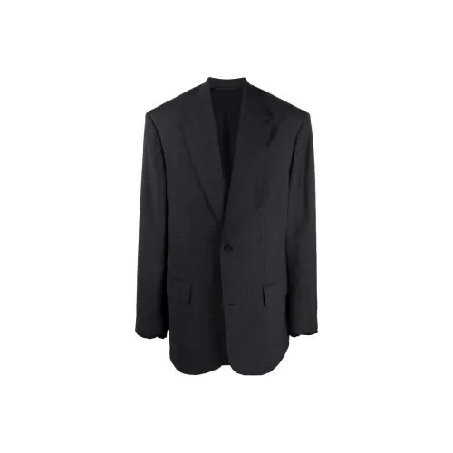 Balenciaga Бизнес Костюм Пальто Обычный крой Мужской Серый