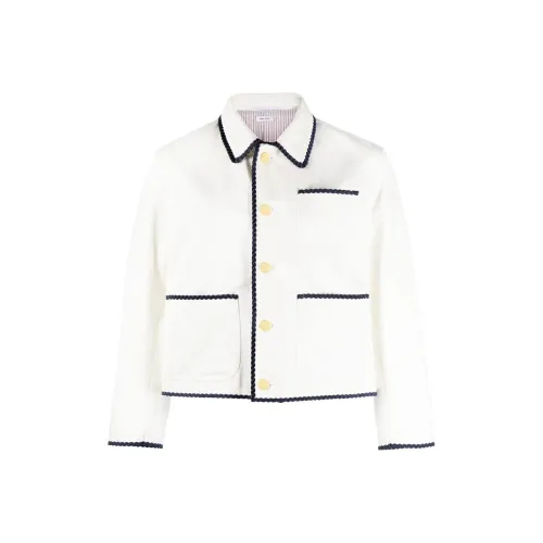 THOM BROWNE Белый Мужской Куртки