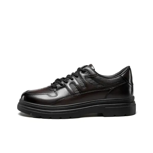 YEARCON Мужские повседневные туфли Low Top Серые Мужские
