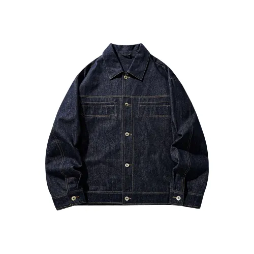 WILD LEADER Куртки Пальто Унисекс Джинсовый Синий