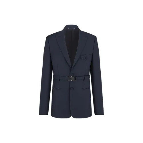 DIOR SS22 Бизнес-костюм Пальто Мужской Морской Синий