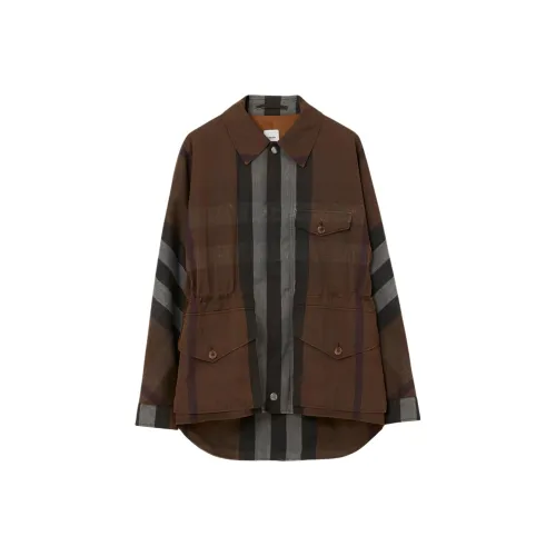 Burberry SS23 Куртки и Пальто Мужской Темно-Коричневый Birch