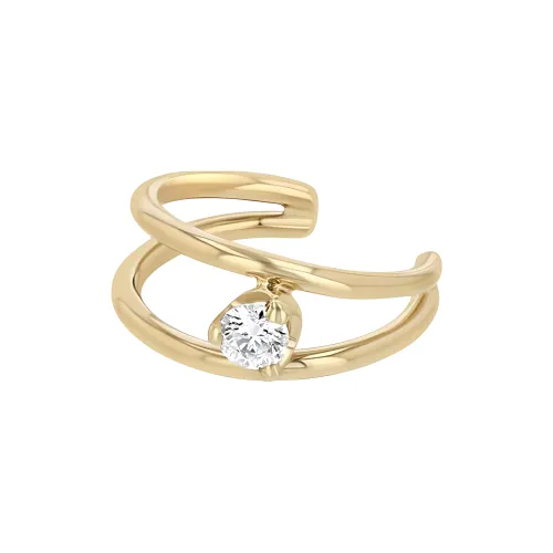 Zoe CHICCO 14K Gold Lower Clip-on Earrings Women's Gold