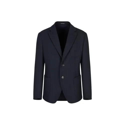 EMPORIO ARMANI Морской Синий Мужской Деловой Костюм