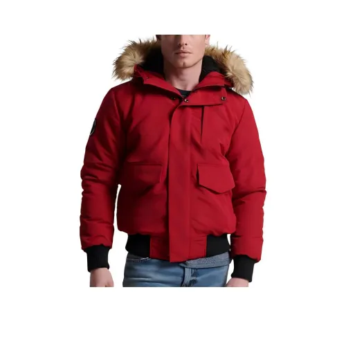 SUPERDRY Куртки и Пальто Мужской Красный