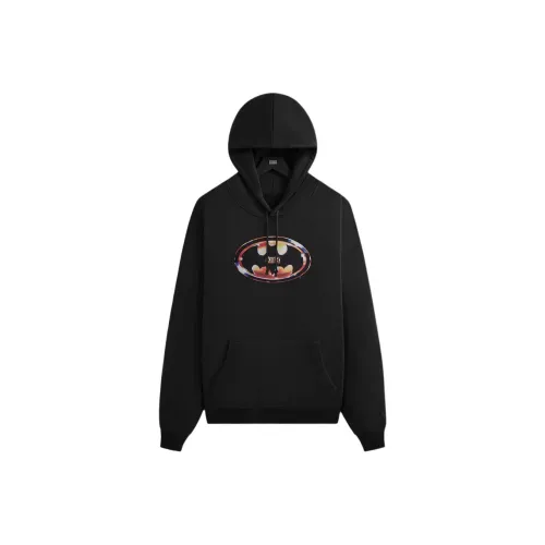 KITH x Бэтмен FW24 Логотип Винтаж Nelson Толстовка Мужской Черный