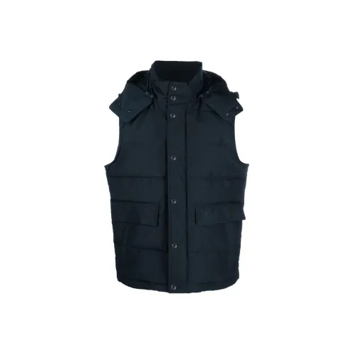 WOOLRICH Темно-синий Мужские жилеты