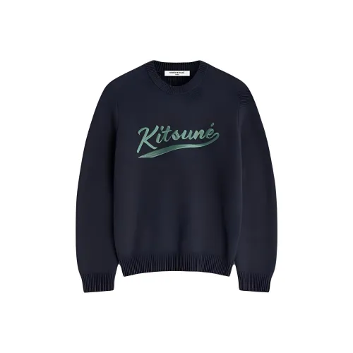 Maison Kitsune SS25 Толстовка Унисекс Радужка Темно-синий