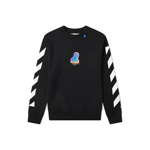 Off Белый FW19 Толстовка Мужской Черный