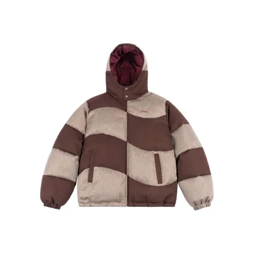 Dime MTL FW24 Пуховик Унисекс Коричневый