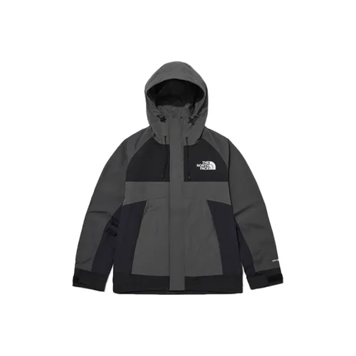 The North Face Ветрозащитная ветровка унисекс черного и серого цвета