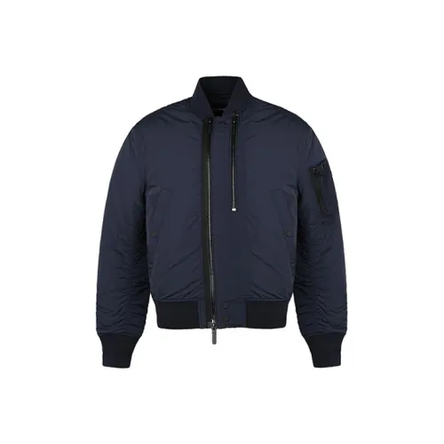 EMPORIO ARMANI Темно-синие мужские ветровки