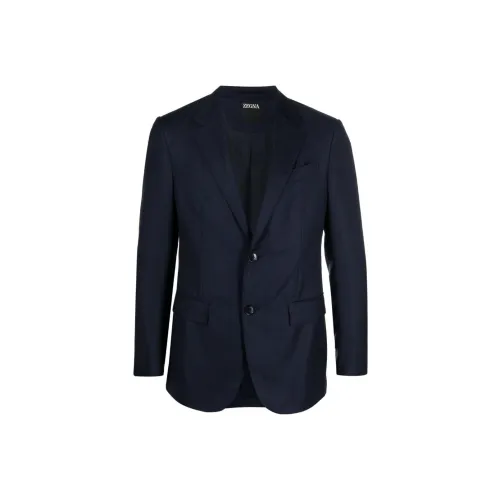 Ermenegildo Zegna Marine Blue Мужские Деловые Костюмы