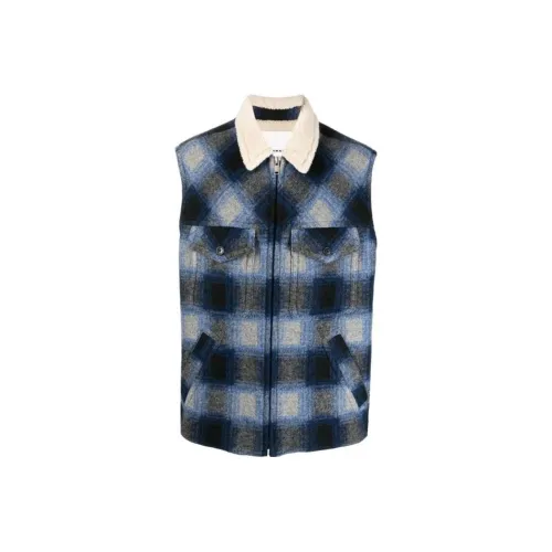 ISABEL MARANT Blue Men's Gilets ISABEL MARANT Синий Мужские Жилеты