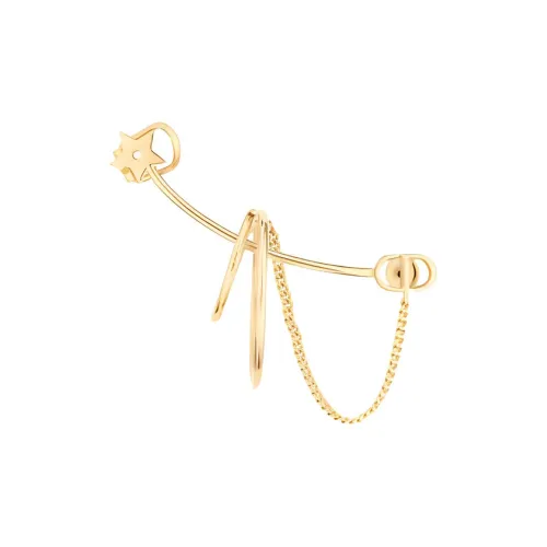 DIOR Clip ON Серьги Золотой Женские