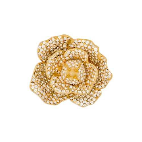 Оскар де ла Рента Латунь Броши Женские Золото