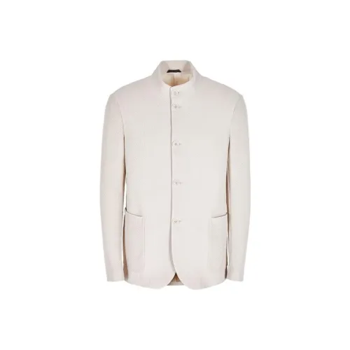 GIORGIO ARMANI Бизнес-костюм Пальто Мужской Бежевый