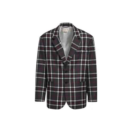 MARNI Серый Мужской Деловой костюм