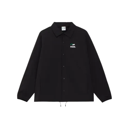 PUMA Скейтборд Куртки и Пальто Мужской Черный