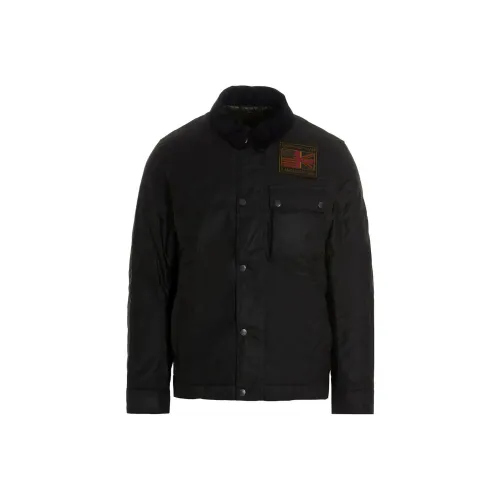 BARBOUR Мужские черные куртки