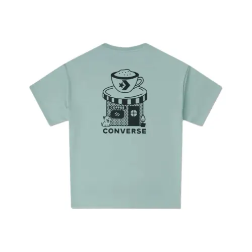 Конверс Зеленый Мужской T-Рубашки