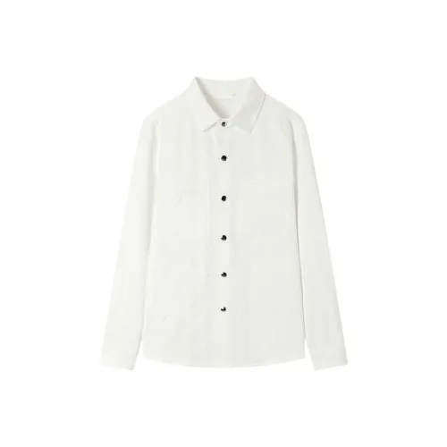 DEGAIA SS24 Куртки и Пальто Мужской Естественный Белый