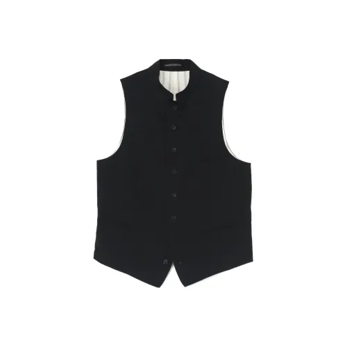 Yohji Yamamoto Pour Homme Мужские жилеты черного цвета
