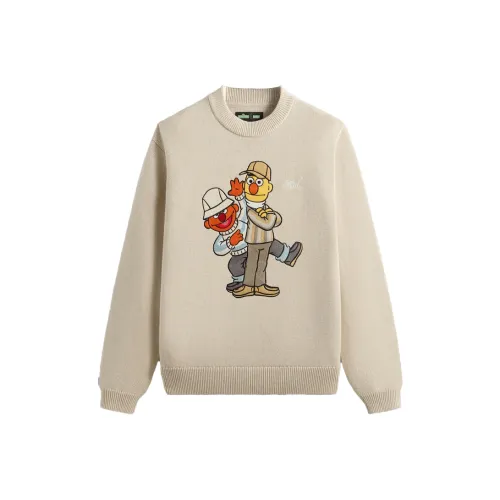 KITH X SESAME STREET FW24 Трикотаж Мужской Песочный Смешанный цвет