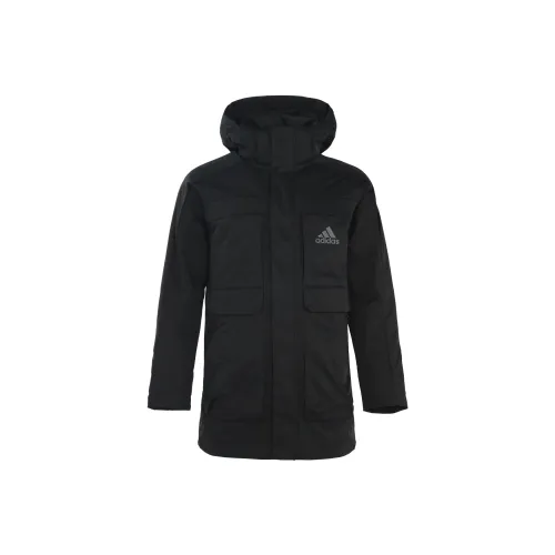 Adidas Пуховик Зимний Унисекс Черный