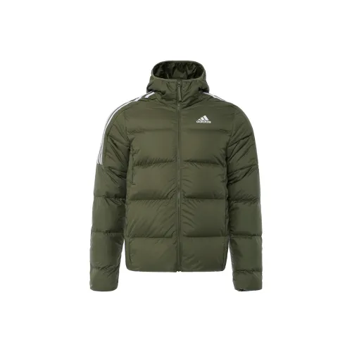 Adidas Olive Men's Down Jackets
