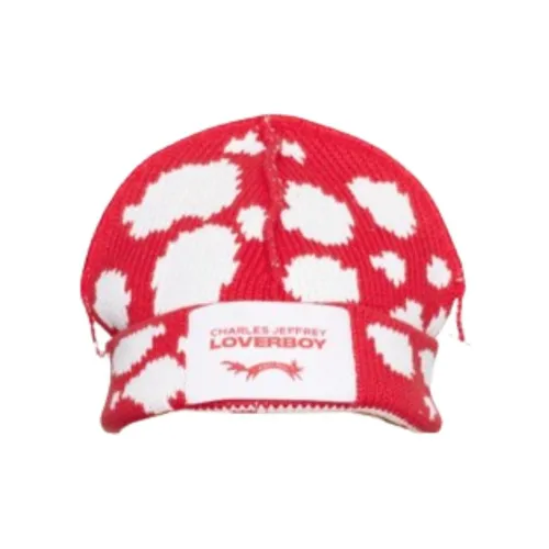 CHARLES JEFFREY Хлопок Шапки-бини Унисекс Красный