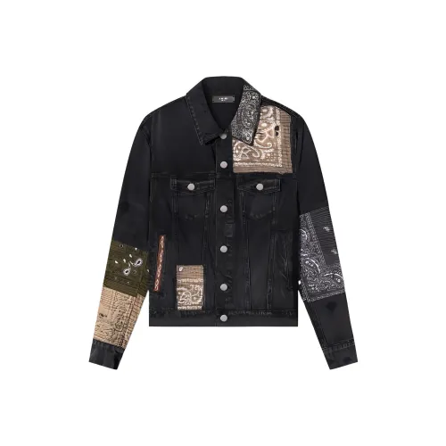 AMIRI Черные Мужские Джинсовые Куртки